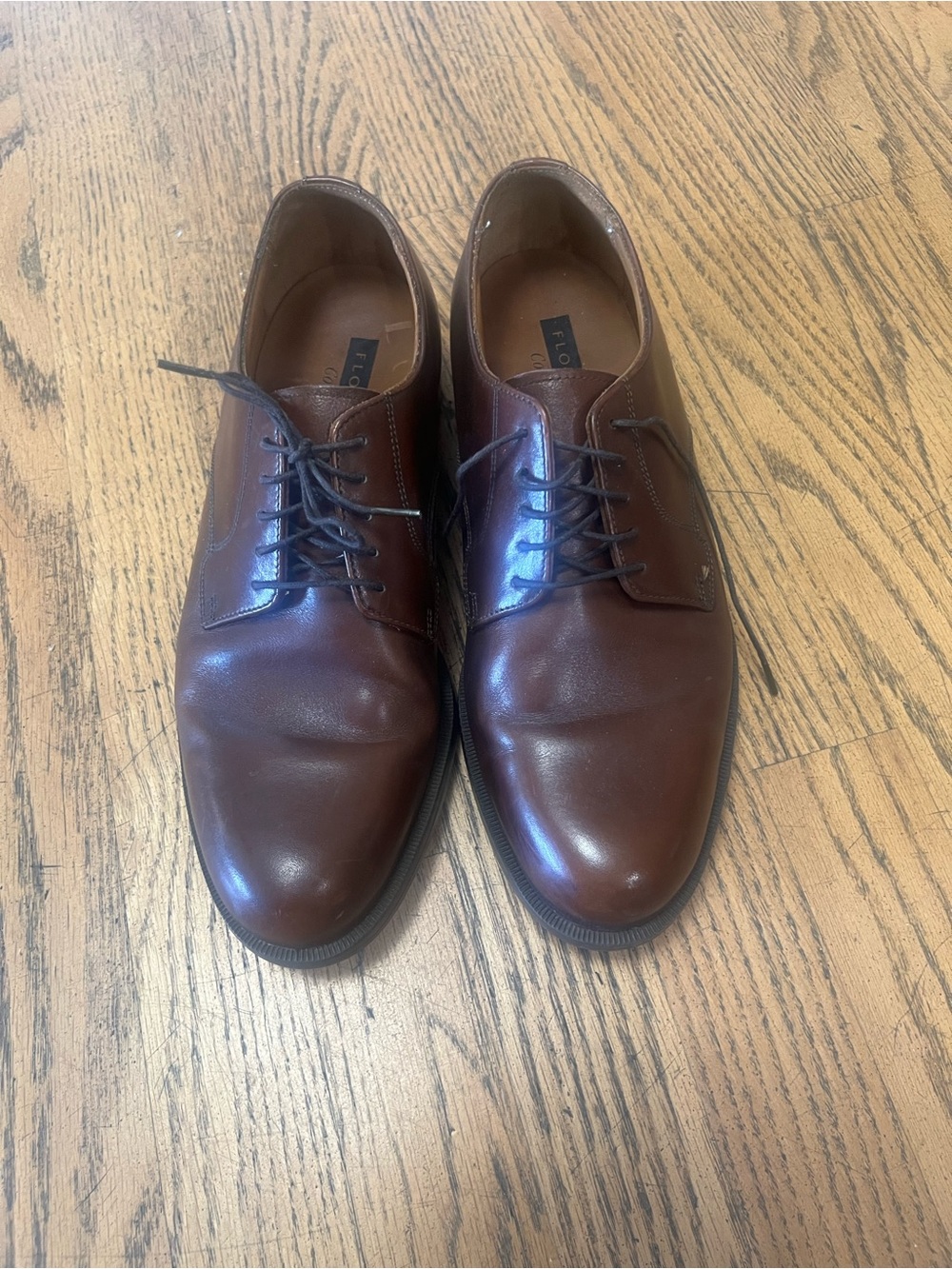 Florsheim Brown Leather Derby Shoes